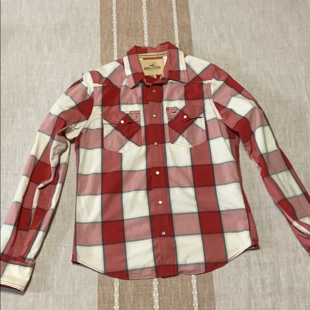 Hollister Plaid Button Up